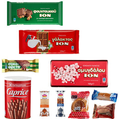 chokoladenprodukte aus Griechenland im Feinkost Sortiment