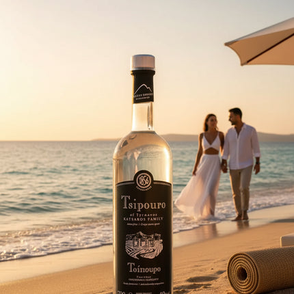 Griechischer KATSAROS Tsipouro Tyrnavou – authentische Spirituose nach traditioneller Herstellung