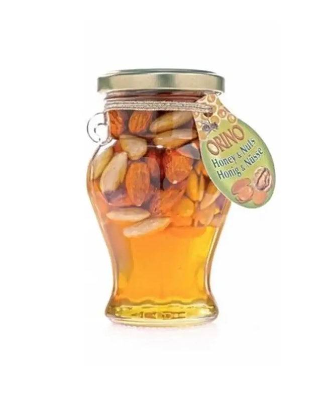 Honig mit Mixnüssen - Amphore (250g)  Orino 