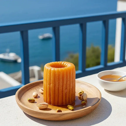 Griechisches Dessert Touloumba mit Sirup