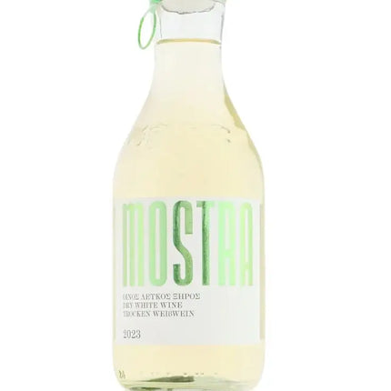 Original MOSTRA Weißwein 0,5 l – frischer griechischer Wein mit ausgewogener Säure und angenehmem Aroma