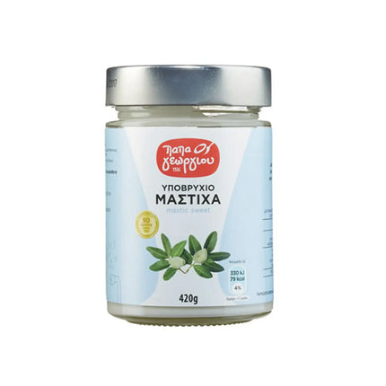 Papageorgiou Ypovrichio Mastiha 420 g im Glas – traditionelle griechische Süßspeise mit Mastix-Geschmack