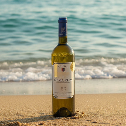 BIBBLIA CHORA Weißwein 5er-Pack à 0,75 l – eleganter griechischer Qualitätswein für besondere Anlässe