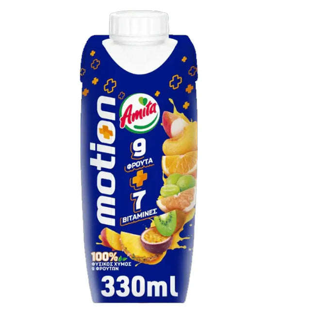 Amita Motion 100% Mehrfruchtsaft griechische Getränkespezialität