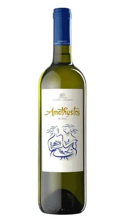 Amethystos Weißwein von LAZARIDIS in der 0,75-Liter-Flasche – hochwertiger griechischer Qualitätswein