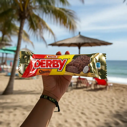 Original ION Derby 38 g – beliebter griechischer Schokoriegel mit Vollmilchschokolade und aromatischer Füllung
