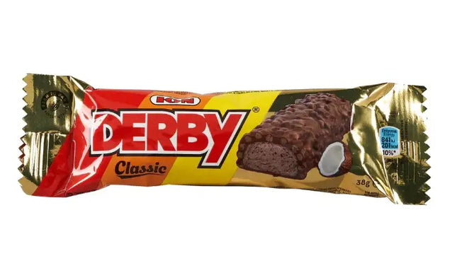 ION Derby Schokolade 38 g – beliebter griechischer Schokoladenriegel mit leckerer Füllung und knusprigen Haselnüssen