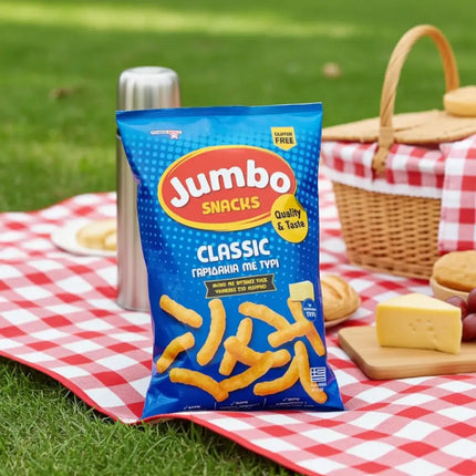 Original JUMBO Classik Käse 90 g – herzhafter Snack mit intensivem Käsearoma und knuspriger Textur