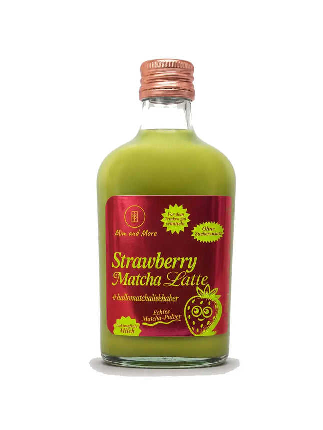 Strawberry Matcha Latte – Fruchtig trifft cremigen Matcha 10 x 190ml