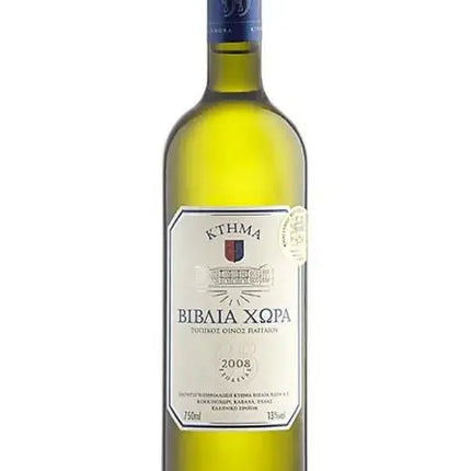 BIBBLIA CHORA Weißwein 0,75 l – hochwertiger griechischer Weißwein mit fruchtigem und ausgewogenem Geschmack