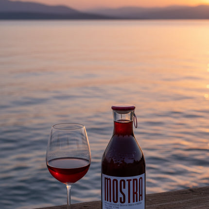 Griechischer MOSTRA Rotwein 500 ml – harmonischer Rotwein mit fruchtigen Noten und angenehmer Würze
