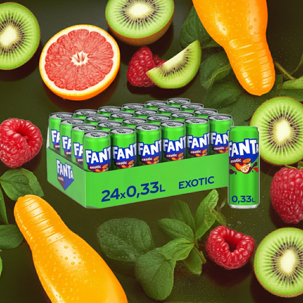 Fanta Exotic gekühlt im 24x330ml Vorteilspack