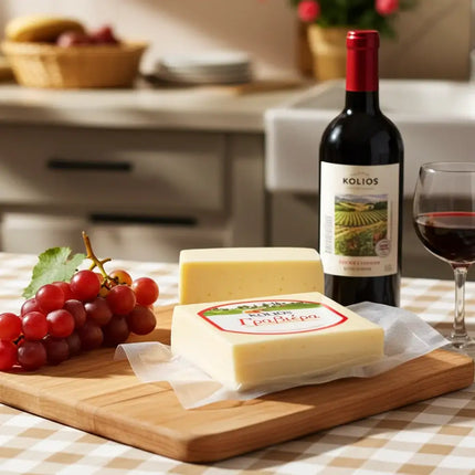 Griechischer Hartkäse Graviera 250g Kolios Premium Qualität