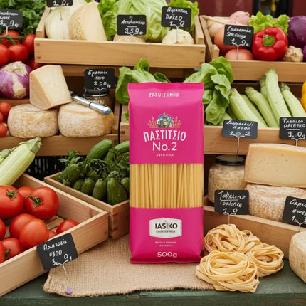 MISKO Pastitsio Nr. 2 500 g – hochwertige Hartweizennudeln für den klassischen griechischen Nudelauflauf