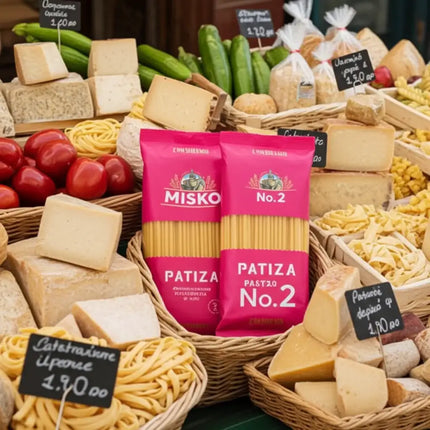 MISKO Pastitsio 500 g Packung – griechische Röhrennudeln für Pastitsio, Ofengerichte und kreative Rezepte