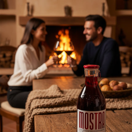 MOSTRA Rot 500 ml – hochwertiger griechischer Rotwein passend zu Fleischgerichten, Käse und mediterraner Küche