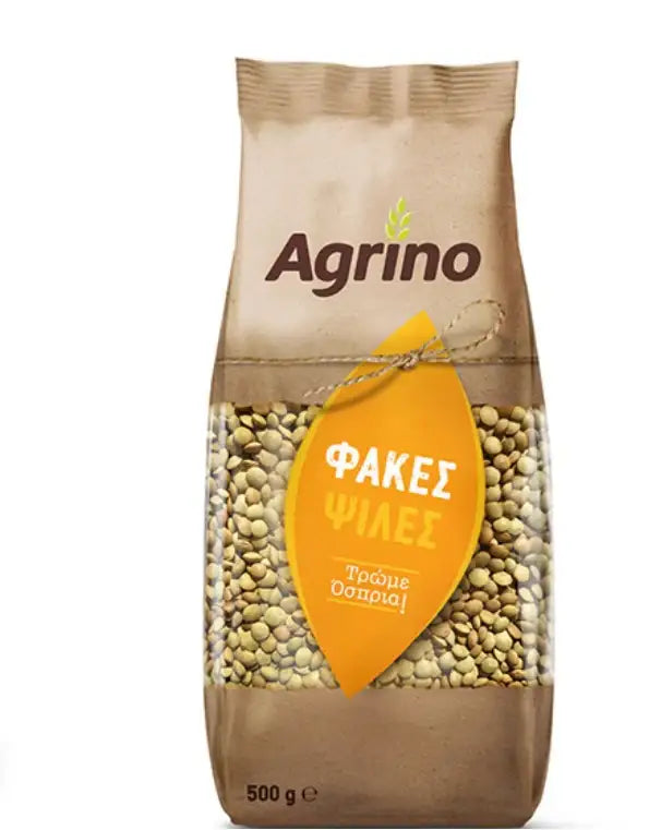 AGRINO Linsen fein 500 g – hochwertige griechische Linsen für Suppen, Salate und traditionelle Gerichte