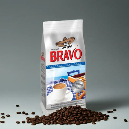Bravo Classic Griechischer gemahlener Kaffee 100 g – traditioneller Kaffee für die Zubereitung im Briki