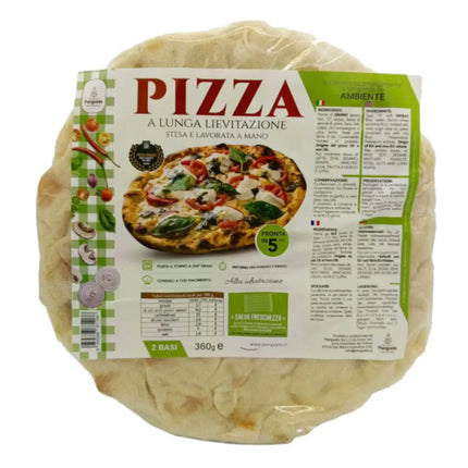 Pangusto Pizza Base – a lunga lievitazione (2 Stück) 360g