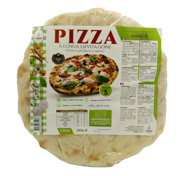 Pangusto Pizza Base – a lunga lievitazione (2 Stück) 360g