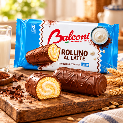 Balconi Rollino Milk 222 g – Zutaten, Allergene, Nährwerte und Produktinformationen