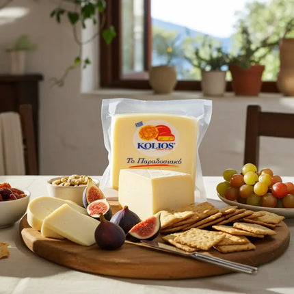 Griechischer Schnittkäse 370g Kolios Premium Qualität