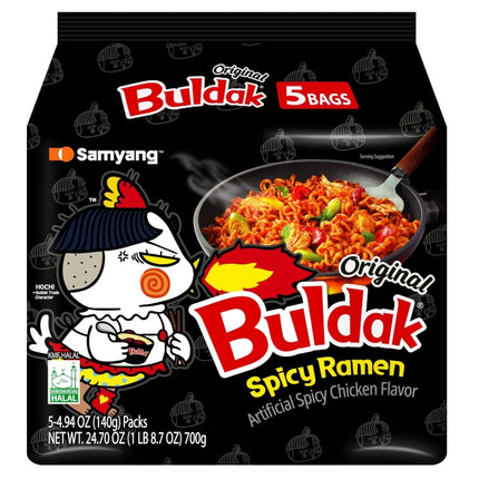 Buldak Hot Chicken Flavour – 5x140g Getca GmbH