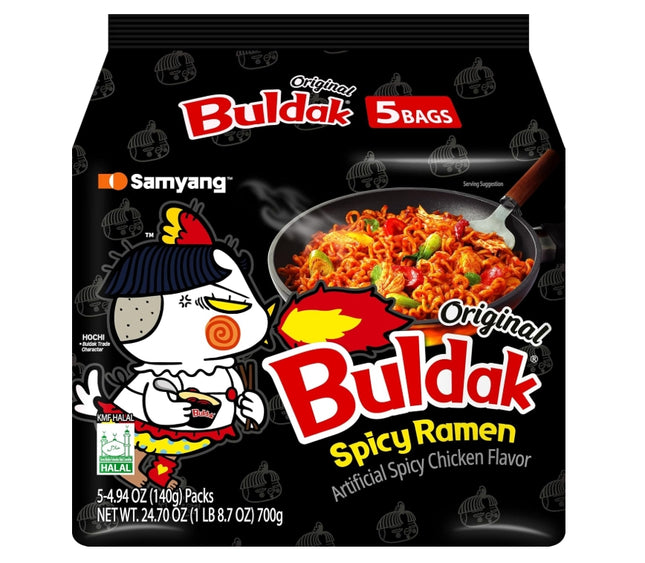 Buldak Hot Chicken Flavour – 5x140g Getca GmbH