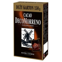 Cacao DecoMorreno 150g ist ein hochwertiges, extra dunkles Kakaopulver mit intensivem Aroma. Es eignet sich perfekt zum Backen, für Desserts oder heiße Schokoladengetränke. Perfekt für alle, die einen kräftigen und aromatischen Kakaogenuss suchen! Das Produkt wird von der GEtca GmbH angeboten.