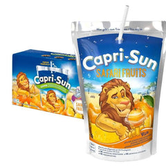 Capri-Sun Safari Fruits – eine exotische und fruchtige Erfrischung mit einer einzigartigen Mischung aus tropischen Fruchtsäften. Enthält natürliche Zutaten, eine angenehm süße Note und ist praktisch in der ikonischen Trinkpackung für unterwegs. Erhältlich bei GEtca GmbH.