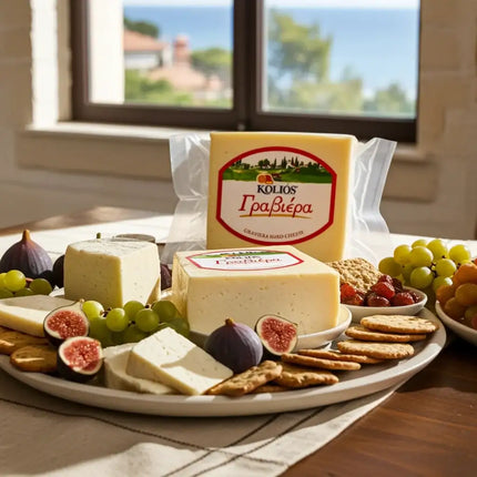 Mediterraner Graviera Käse 250g vakuumverpackt Kolios