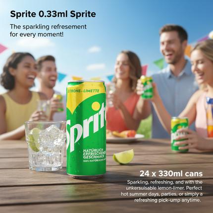 Erfrischende Sprite Dose mit Lemon-Lime Geschmack