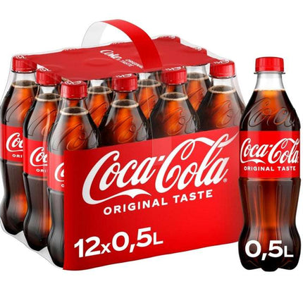 Coca-Cola 500 ml – eine klassische Erfrischung mit dem unverwechselbaren Geschmack von Coca-Cola. Enthält prickelnde Kohlensäure und eine perfekt ausbalancierte Süße für ein genussvolles Erlebnis. Erhältlich bei GEtca GmbH.