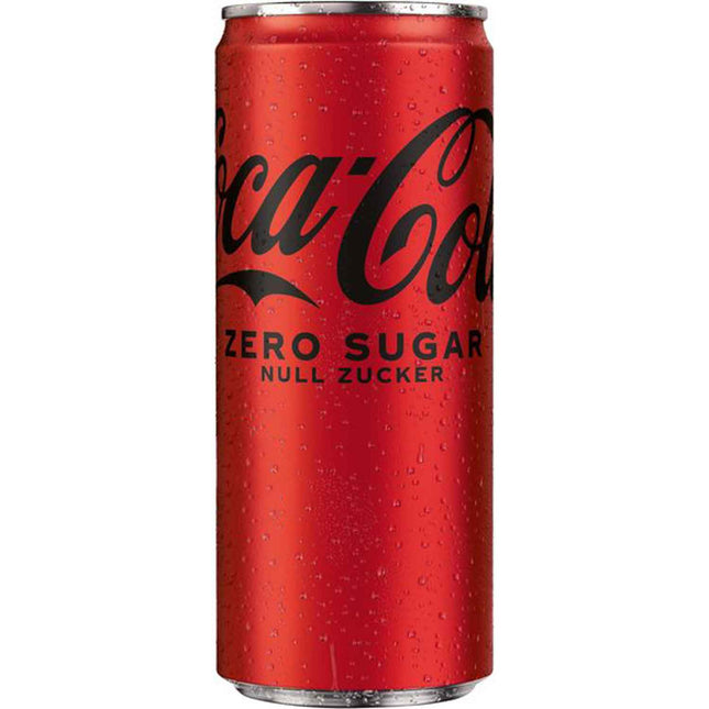 Coca-Cola Zero 330 ml – eine klassische Erfrischung mit dem unverwechselbaren Geschmack von Coca-Cola, ganz ohne Zucker. Enthält prickelnde Kohlensäure und eine perfekt ausbalancierte Süße für ein genussvolles Erlebnis. Erhältlich bei GEtca GmbH.