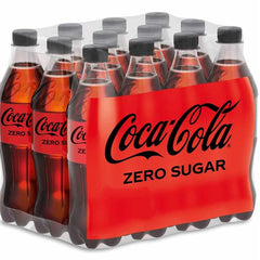 Coca-Cola Zero 500 ml – eine klassische Erfrischung mit dem unverwechselbaren Geschmack von Coca-Cola ohne Zucker. die perfekte Kombination aus spritziger Kohlensäure und der legendären Rezeptur, ganz ohne Zucker. Erhältlich bei GEtca GmbH.