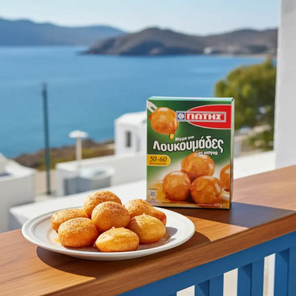 JOTIS Loukoumades 255g – Knusprige griechische Hefebällchen mit Honig und Zimt