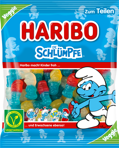Haribo Schlümpfe Veggie 100g
