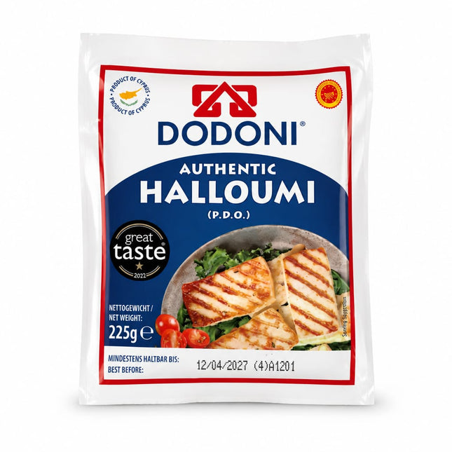 Dodoni Halloumi Grillkäse 225 g – original Grillkäse aus Griechenland