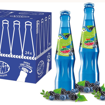 Dreh und Trink Waldbeere 200 ml ist ein fruchtiges Erfrischungsgetränk mit Waldbeergeschmack. Es enthält Apfelsaft, Brombeersaft und Heidelbeersaft und kommt in einer recyclefähigen Verpackung. Erhältlich bei GEtca GmbH.