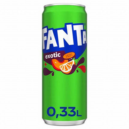 24er-Pack Fanta Exotic Dosen (330 ml) inkl. Pfand – Fruchtig-erfrischendes Softgetränk mit exotischem Geschmack. Perfekt für besondere Genussmomente. Angebot von GEtca GmbH.