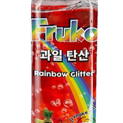 Rainbow Glitter 330 ml – eine schillernde und fruchtige Erfrischung mit einem einzigartigen, verspielten Geschmackserlebnis. Enthält spritzige Fruchtsäfte, Kohlensäure und eine angenehme Süße für ein belebendes Genusserlebnis. Erhältlich bei GEtca GmbH.