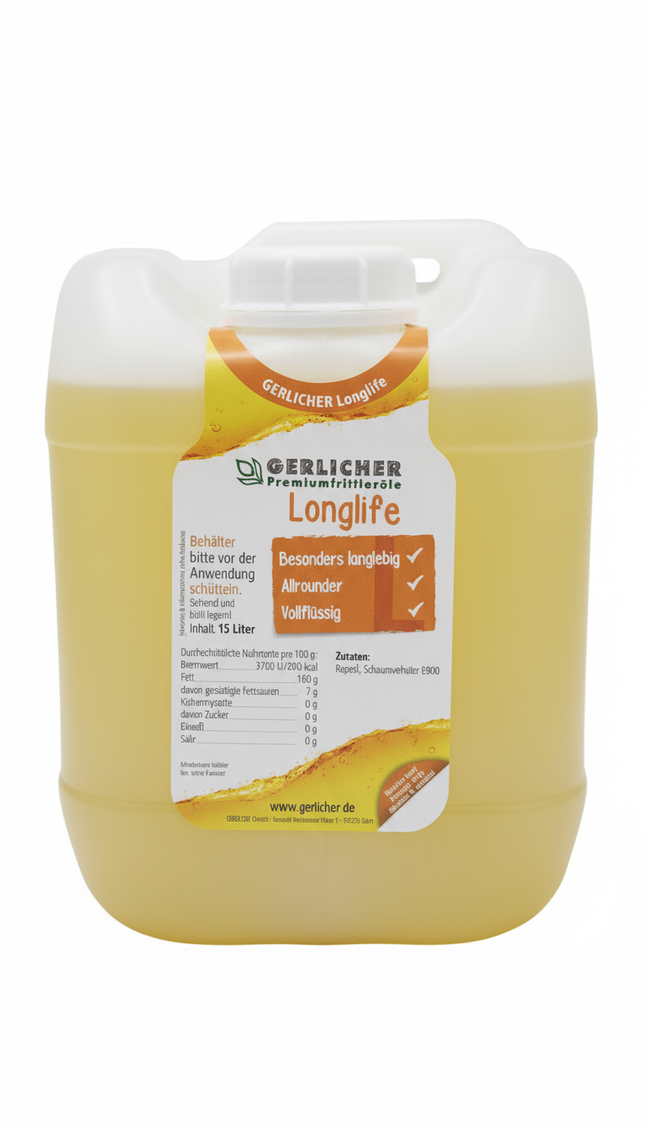 Gerlicher Longlife Frittieröl (15l) Getca GmbH