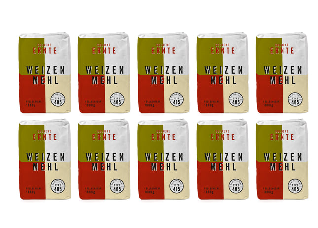 Goldene Ernte Weizenmehl Type 405 10x1 kg