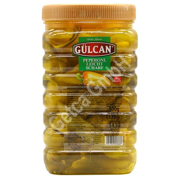 Gülcan Tursu Greek Paprika Peperoni Leicht Scharf 1370 gr