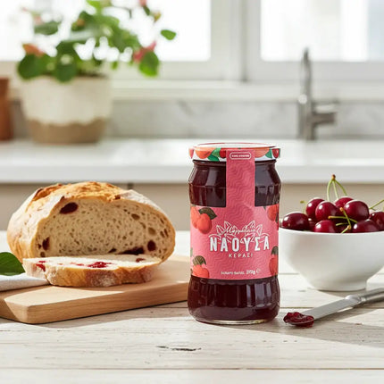 Konfitüre extra Kirsch Naoussa (370g) Haitoglou