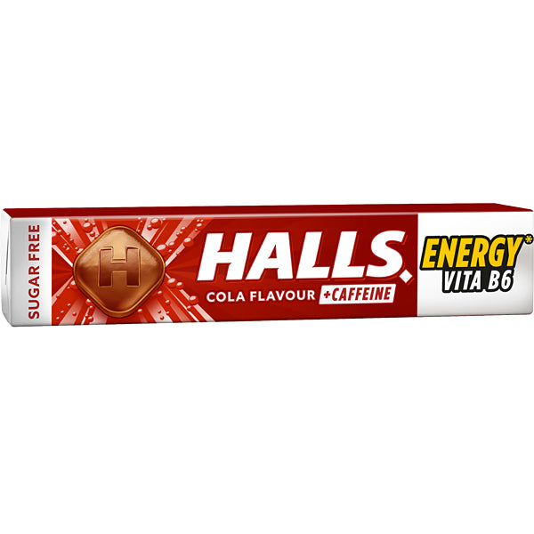 Die Packung Halls Bonbons Cola 33,5g der Firma GEtca GmbH enthält zehn Packungen erfrischender Lutschbonbons mit Cola-Geschmack – perfekt für einen belebenden Genussmoment unterwegs oder zu Hause.