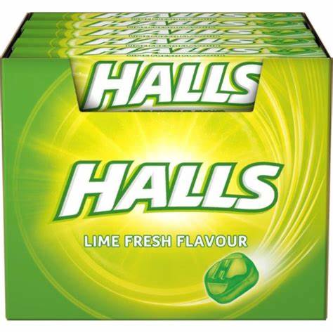 Halls Bonbons Lime Fresh – erfrischende Lutschbonbons mit intensivem Limettengeschmack, angeboten von der GEtca GmbH. Perfekt für alle, die eine spritzige, fruchtige Frische genießen möchten!