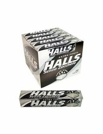 Halls Bonbons Extra Strong – intensive, erfrischende Lutschbonbons mit starkem Menthol- und Eukalyptusgeschmack, angeboten von der GEtca GmbH. Perfekt für alle, die eine besonders kräftige Frische erleben möchten!