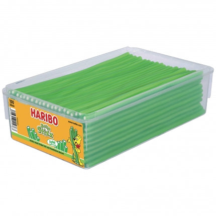 150er-Pack Haribo Balla Stixx Apfel (1125 g) – Fruchtige Kaustangen mit intensivem Apfelgeschmack und weicher Konsistenz. Perfekt für eine süße und fruchtige Nascherei. Angebot von GEtca GmbH.