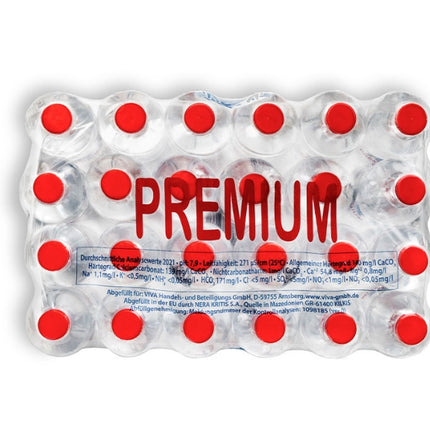 Hayat Premium Wasser 500 ml – eine reine und erfrischende Quelle natürlicher Hydration. Enthält hochwertiges, klares Wasser, das perfekt ausbalanciert ist für ein belebendes Genusserlebnis. Erhältlich bei GEtca GmbH.